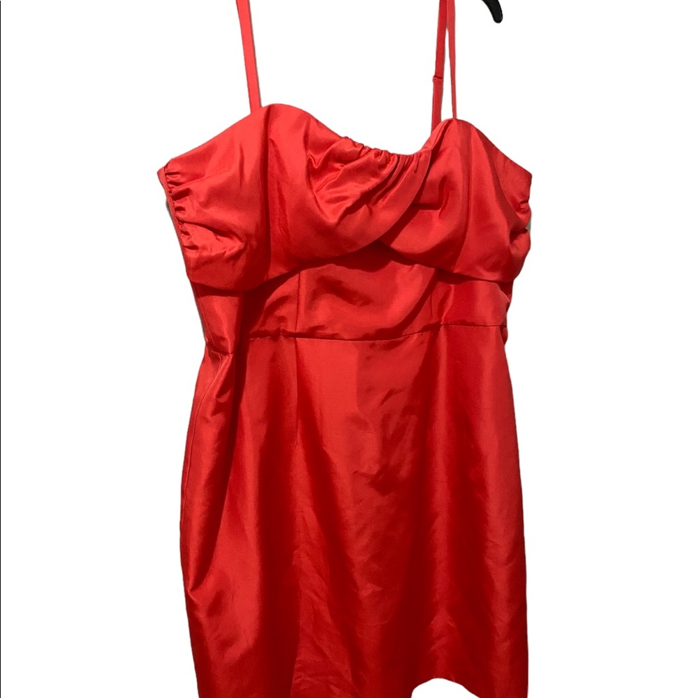 Boden Silk Strapless Dress